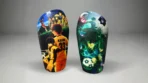 anime soccer shin guards
