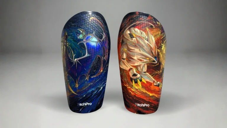 cartoon custom soccer shin guards