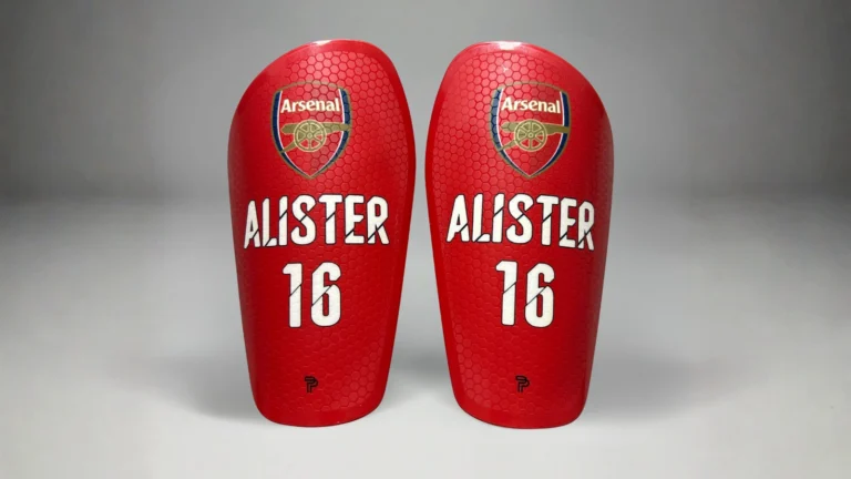 arsenal custom soccer shin guards