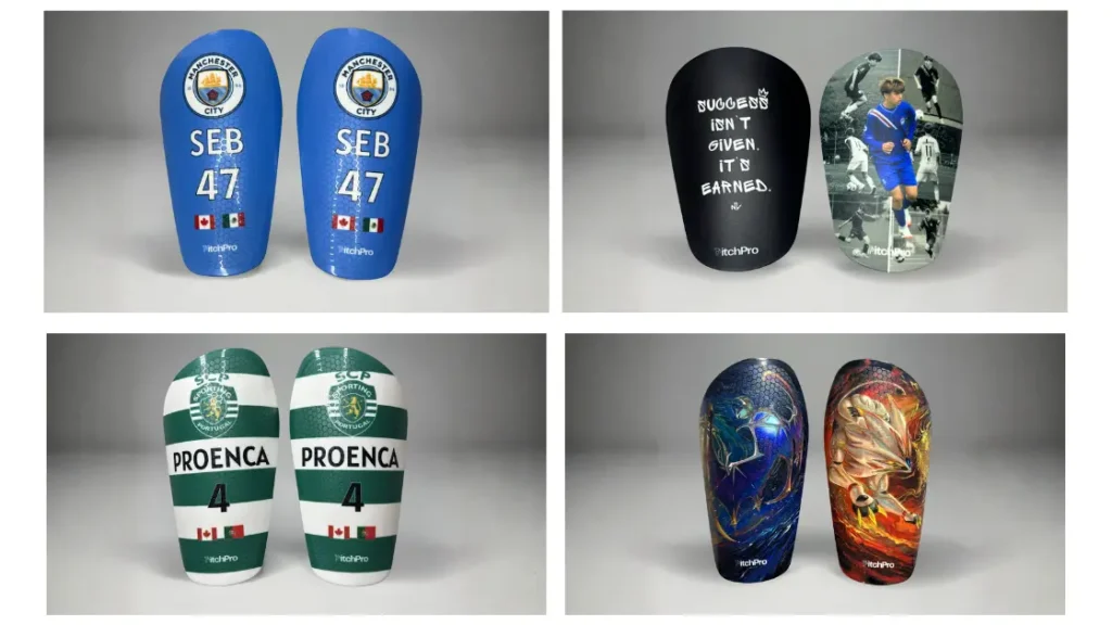 custom soccer shin guards