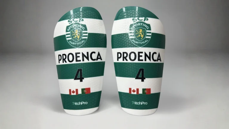 sporting lisbon custom soccer shin guards